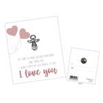 Always With You Angels Lapel Pin - I Love You