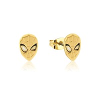 Marvel Couture Kingdom Precious Metal - Spider-Man Stud Earrings Yellow Gold