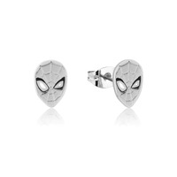 Marvel Couture Kingdom Precious Metal - Spider-Man Stud Earrings Silver