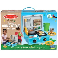 Melissa & Doug Lets Explore - Wooden Camp Stove Play Set