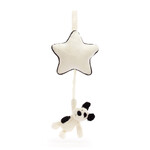 Jellycat Bashful Puppy Black & Cream - Musical Pull