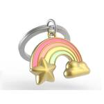 Metalmorphose Keychain - Rainbow Cloud with Star