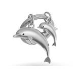 Metalmorphose Keychain - Dolphin Family