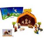 Kids' Nativity Set - Wooden 16pc