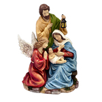 Holy Family Nativity Scene with Angel