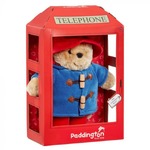 Paddington Bear Plush - Paddington in Phone Box 25cm