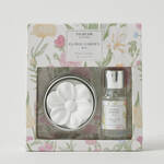 Pilbeam Living - Floral Garden Rose Scented Ceramic Disc Gift Set