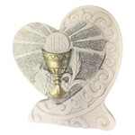 Heart Shaped Resin Ornament - Communion