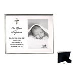 Baptism Silver Photo Frame 4x6