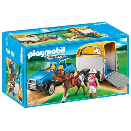 Playmobil Country - SUV With Horse Trailer