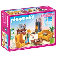 Playmobil Dollhouse - Living Room With Fireplace