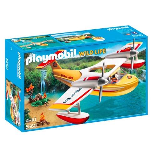 Playmobil Wild Life - Firefighting Seaplane