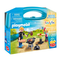 Playmobil Family Fun - Backyard Barbecue Carry Case