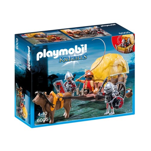 Playmobil Knights - Hawk Knight's with Camouflage Wagon