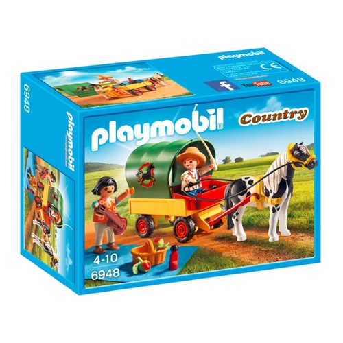 Playmobil Country - Picnic With Pony Wagon