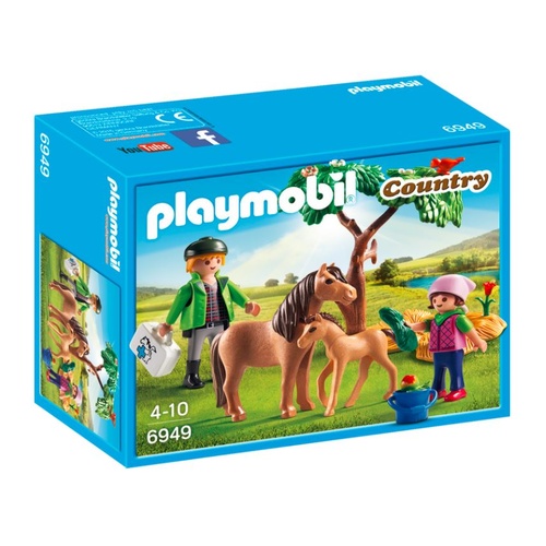 Playmobil Country - Vet With Pony And Foal