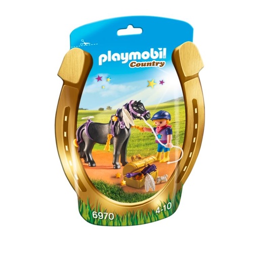 Playmobil Country - Groomer with Star Pony