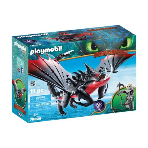 Playmobil How To Train Your Dragon 3 - Deathgripper with Grimmel