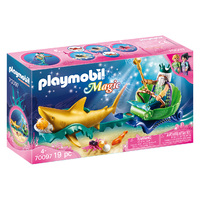 Playmobil Magic - King of the Sea with Shark Carriage