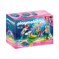 Playmobil Magic - Family with Shell Stroller