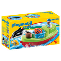 Playmobil 1.2.3 - Fisherman with Boat