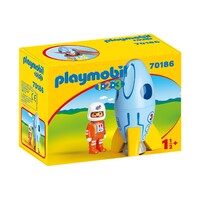 Playmobil 1.2.3 - Astronaut with Rocket