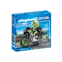 Playmobil City Life - Motorcycle with Rider