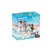 Playmobil Spirit Riding Free - Snips with snowman