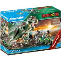 Playmobil Dinos - T-Rex Attack with Raptor and Quad