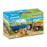 Playmobil 1.2.3 - Harvester Tractor with Trailer