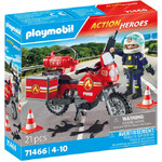 Playmobil Action Heroes - Fire Engine at the Scene of Accident