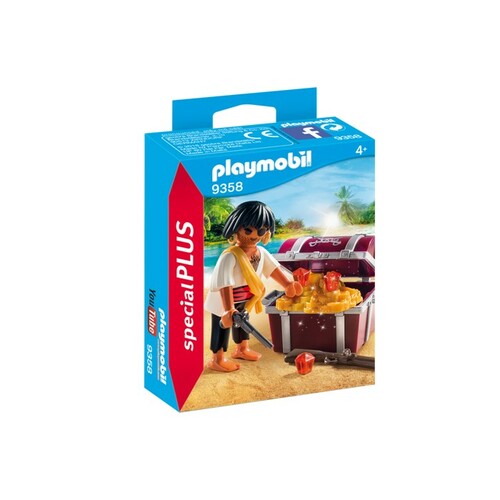 Playmobil Pirates - Pirate with Treasure Chest