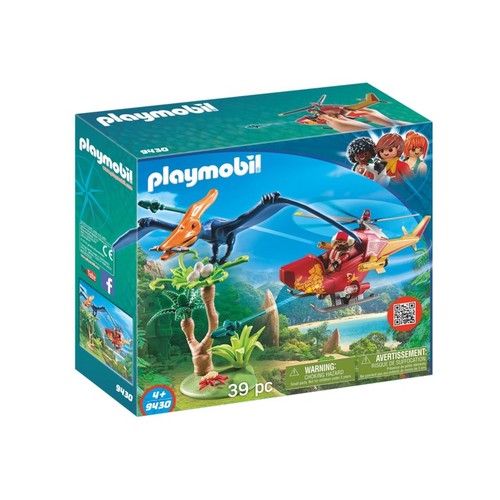 Playmobil The Explorers - Adventure Copter with Pterodactyl