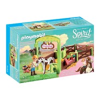 Playmobil Spirit Riding Free - Abigail & Boomerang with Horse Stable