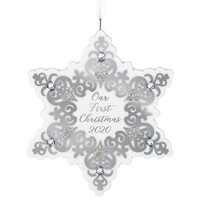 2020 Hallmark Keepsake Ornament - Our First Christmas 2020 Snowflake