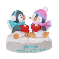 2021 Hallmark Keepsake Ornament - Sisters and Friends Penguins