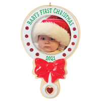 2021 Hallmark Keepsake Ornament - 2021 Baby's First Christmas Photo Frame