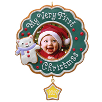 2019 Hallmark Keepsake Ornament - My Very First Christmas Baby 2019 Photo Frame 