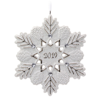 2019 Hallmark Keepsake Ornament - 2019 Porcelain Snowflake 