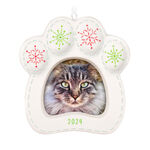 2024 Hallmark Keepsake Ornament - Pretty Kitty Photo Frame Porcelain