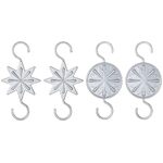 Hallmark Keepsake Ornament Hooks - Stars Metal (Set of 4)