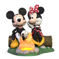 2019 Hallmark Keepsake Ornament - Disney Mickey and Minnie Fireside Friends 