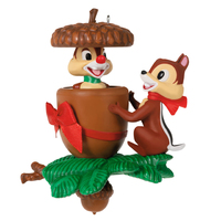 2021 Hallmark Keepsake Ornament - Disney Chip and Dale in a Nutshell with Motion