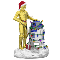 2019 Hallmark Keepsake Ornament - Star Wars C-3PO and R2-D2 Peekbuster Motion-Activated Sound