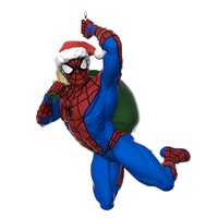 2021 Hallmark Keepsake Ornament - Marvel Spider-Man In the Holiday Swing