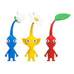 2024 Hallmark Keepsake Ornament - Nintendo Pikmin Red, Yellow and Blue Pikmin (Set of 3)