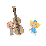 2024 Hallmark Keepsake Ornament - The Peanuts Gang Sally and Pigpen (Mini Set of 2)