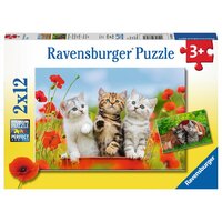 Ravensburger Puzzle 2 x 12pc - Kitten Adventures