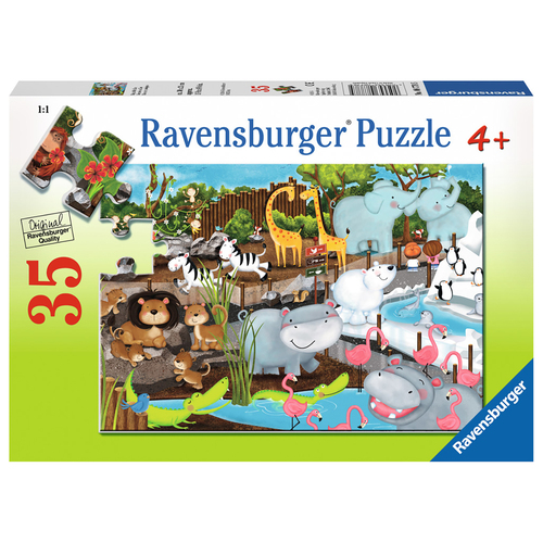 Ravensburger Puzzle 35pc - Day at the Zoo