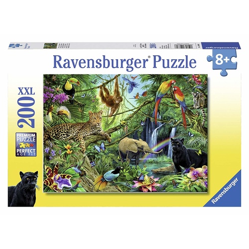 Ravensburger Puzzle 200pc XXL - Animals in the Jungle